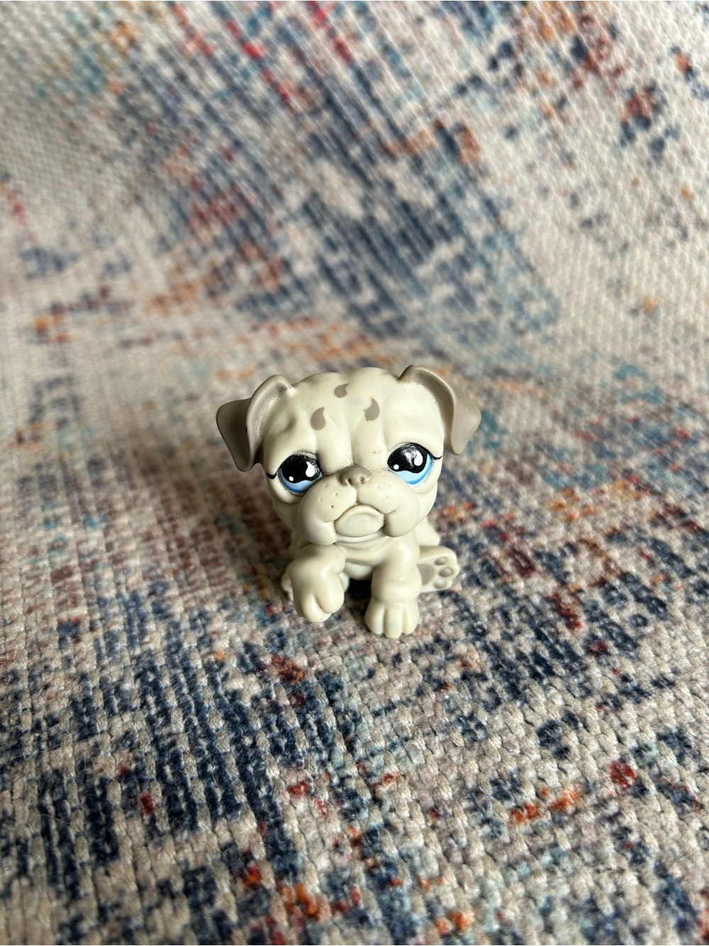 LPS Littlest Pet Shop Gray Bulldog #508